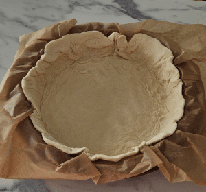 Tarte aux légumes du soleil et à la Ricotta - façonnage 2