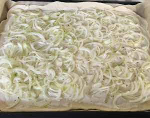Flammeküeche de la mer - façonnage 5