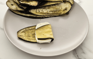 Roulé d'Aubergines à la Mozzarella - étape 12