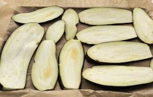 Roulé d'Aubergines à la Mozzarella - étape 2
