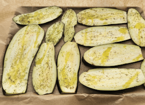 Roulé d'Aubergines à la Mozzarella - étape 4