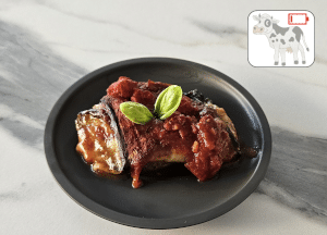 Roulé d'Aubergines à la Mozzarella