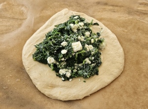 Naan aux Épinards et à la Feta - étape 9