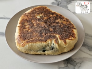 Naan aux Épinards et à la Feta