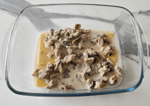 Lasagne au Porc et aux Champignons de Paris - étape 7