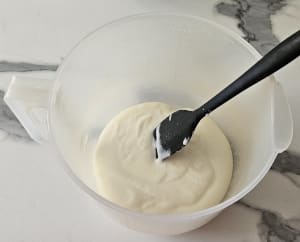 Yaourt nature pauvre en lactose - étape 1