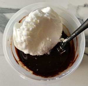 Bûche meringuée au Chocolat noir - étape 17
