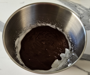 Bûche meringuée au Chocolat noir - étape 19