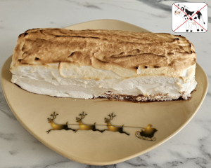 Bûche meringuée au Chocolat noir