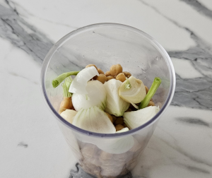 Houmous à ma façon - étape 1
