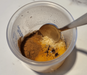 Lait de poule à ma façon - étape 1