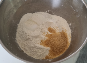 Croissant bicolore - étape 1