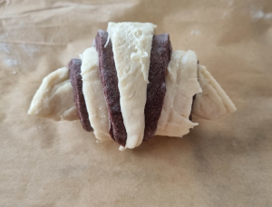 Croissant bicolore - étape 25