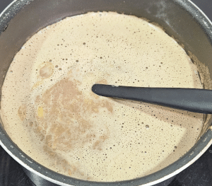 Crème aux œufs au Chocolat noir - étape 4