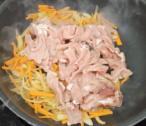 Soba sauté au Porc - étape 6