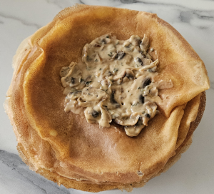 Crêpes sans gluten aux Champignons - étape 20