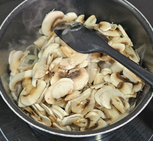 Crêpes sans gluten aux Champignons - étape 8