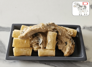 Rigatoni et Aiguillettes de Poulet au Parmesan