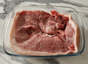 Rouelle de Porc Teriyaki - étape 1