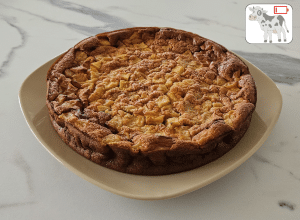 Clafoutis aux Pommes caramélisées