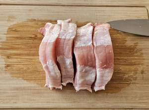 Pavé de Porc à la Tomate - étape 1