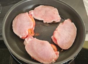 Pavé de Porc à la Tomate - étape 7