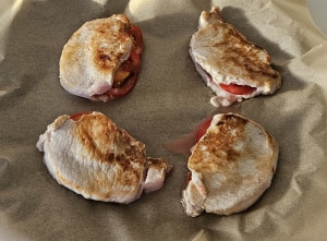 Pavé de Porc à la Tomate - étape 9