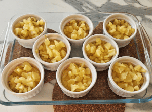 Crème aux Œufs façon Crumble aux Pommes - étape 11