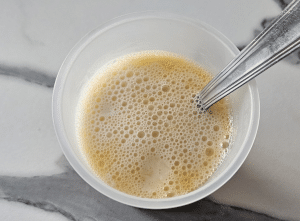 Crème aux Œufs façon Crumble aux Pommes - étape 4