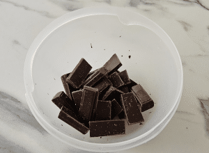 Feuilletés au Chocolat noir et Caramel - étape 1
