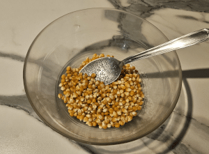 Pops-corn salés - étape 2