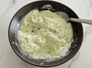 Tzatziki pauvre en lactose - étape 7
