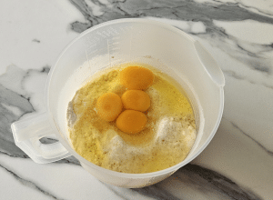 Cake marbré au Caramel beurre salé - étape 2