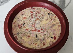 Clafoutis à la Tomate, au Jambon et aux Olives - étape 11