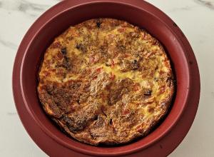 Clafoutis à la Tomate, au Jambon et aux Olives - étape 12