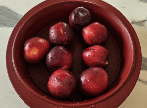 Clafoutis de Nectarine - étape 1