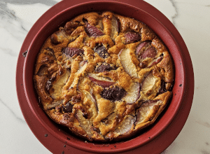 Clafoutis de Nectarine - étape 10