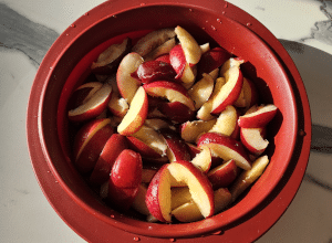 Clafoutis de Nectarine - étape 2