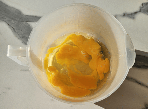 Clafoutis de Nectarine - étape 3