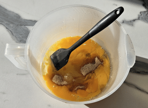 Clafoutis de Nectarine - étape 4