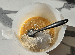 Clafoutis de Nectarine - étape 5