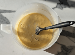 Clafoutis de Nectarine - étape 7