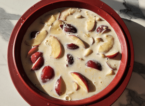 Clafoutis de Nectarine - étape 9