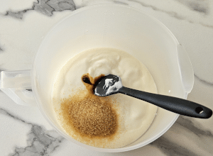 Flan au Yaourt pauvre en lactose - étape 2