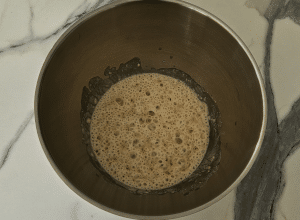 Focaccia à la Fleur d'Oranger - étape 2
