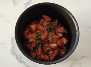 Sauce crémeuse à la Tomate et au Basilic - étape 3