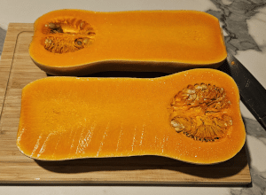 Butternut rôties au Lait de coco - étape 4