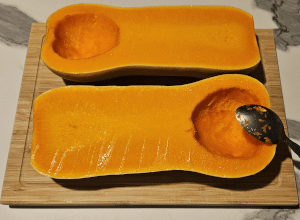 Butternut rôties au Lait de coco - étape 5