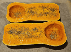 Butternut rôties au Lait de coco - étape 7