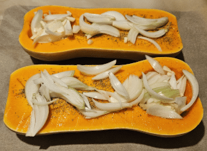 Butternut rôties au Lait de coco - étape 8